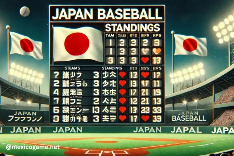 japan baseball standings