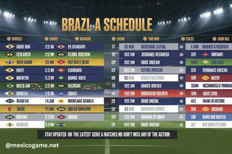 brazil serie a schedule