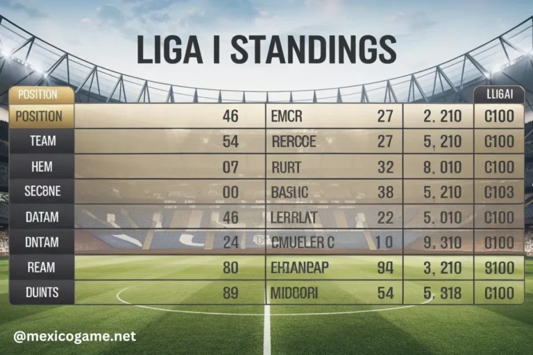 liga i standings